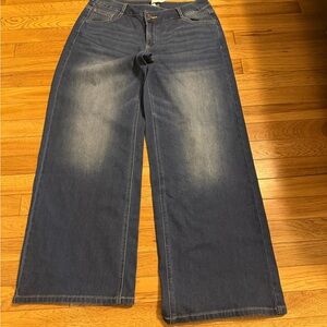 HALARA Denim Flare Wide-Leg Jeans M